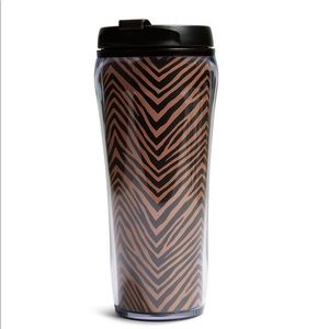 NWT! Vera Bradley Zebra Stripe 16 oz Travel Mug